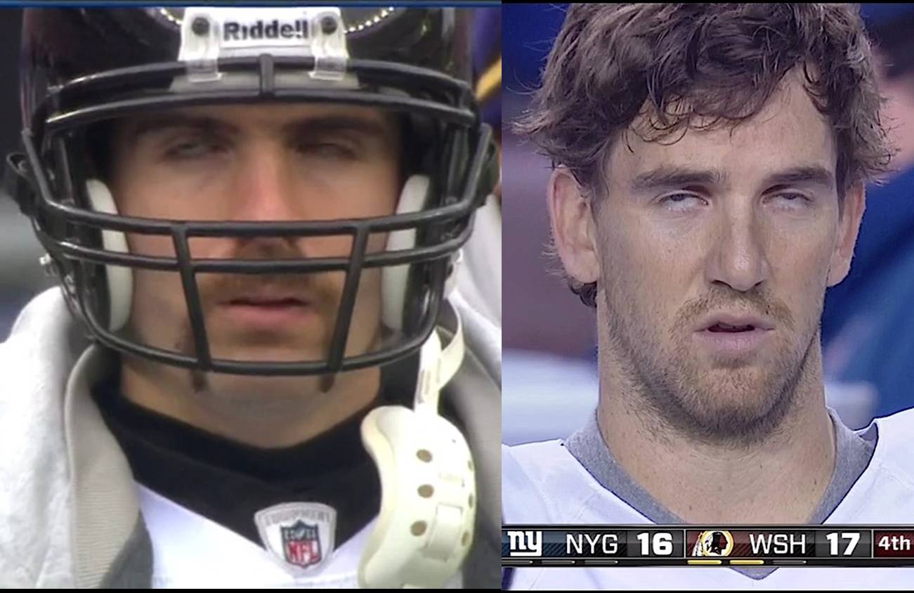 Image result for joe flacco and eli manning